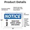 Signmission 10 in Height, 14 in Width, Vinyl Decal, Rectangle OS-2PACK-NS-D-1014-L-19005 - alternate 2
